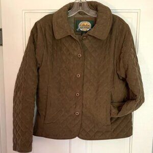 Cabela's Women's Quilted Tan Utility Jacket